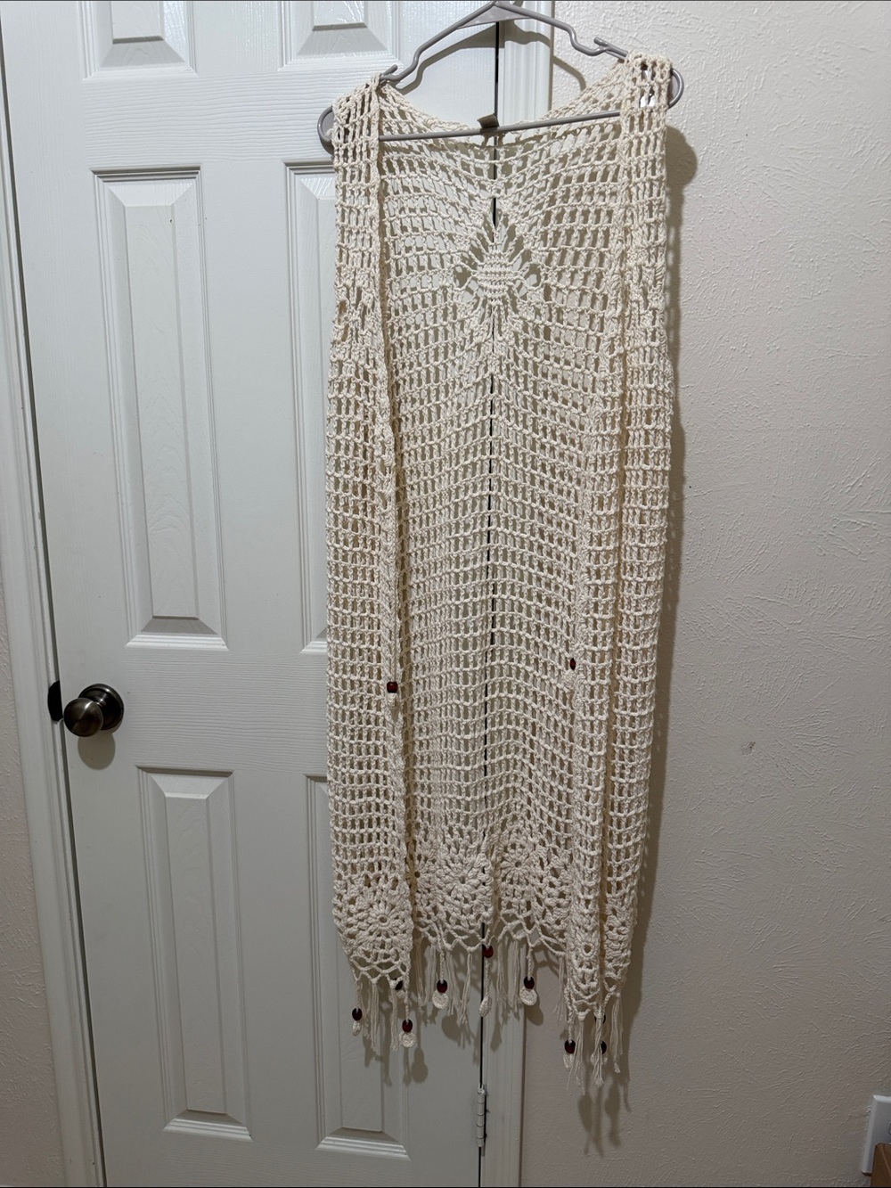 Cream Crochet Hanging Accent - Brand